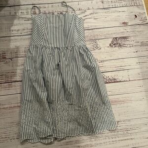 GAP Blue and White Striped Dress